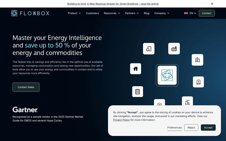 Screenshot of flowbox.com