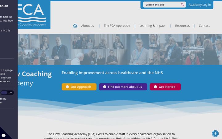 Screenshot of flowcoaching.academy
