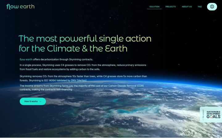 Screenshot of flowearth.com