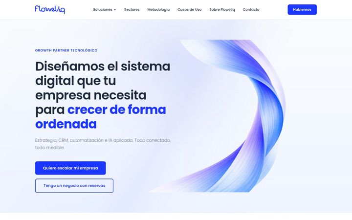 Screenshot of floweliq.com