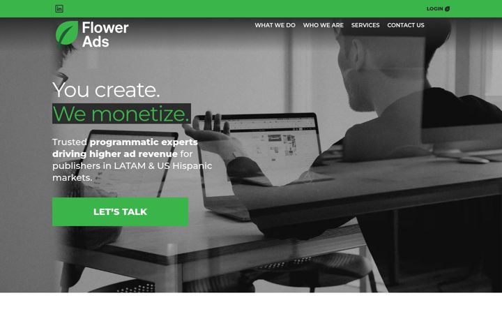 Screenshot of flower-ads.com