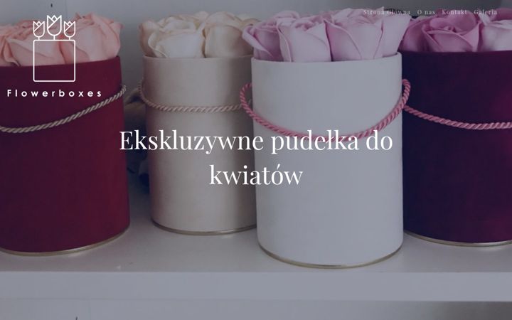 Screenshot of flowerboxes.pl