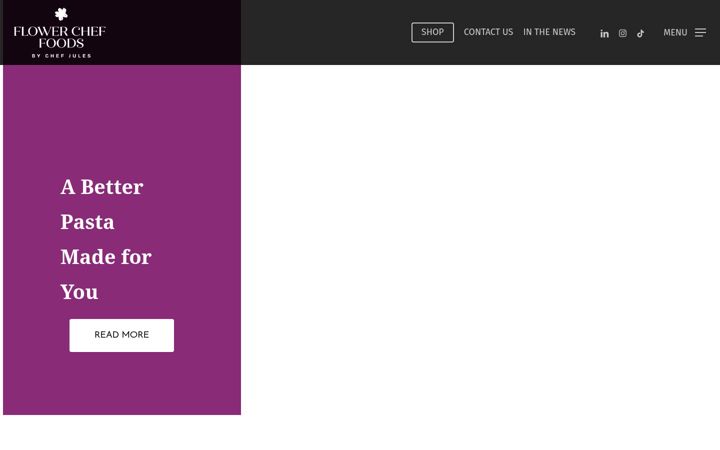 Screenshot of flowercheffoods.com
