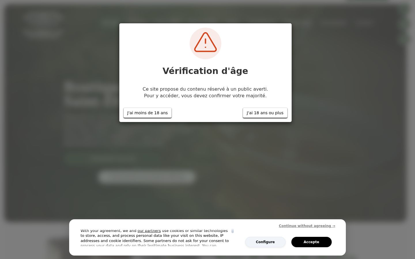 Screenshot του banner συγκατάθεσης που εμφανίστηκε πριν από οποιαδήποτε αλληλεπίδραση