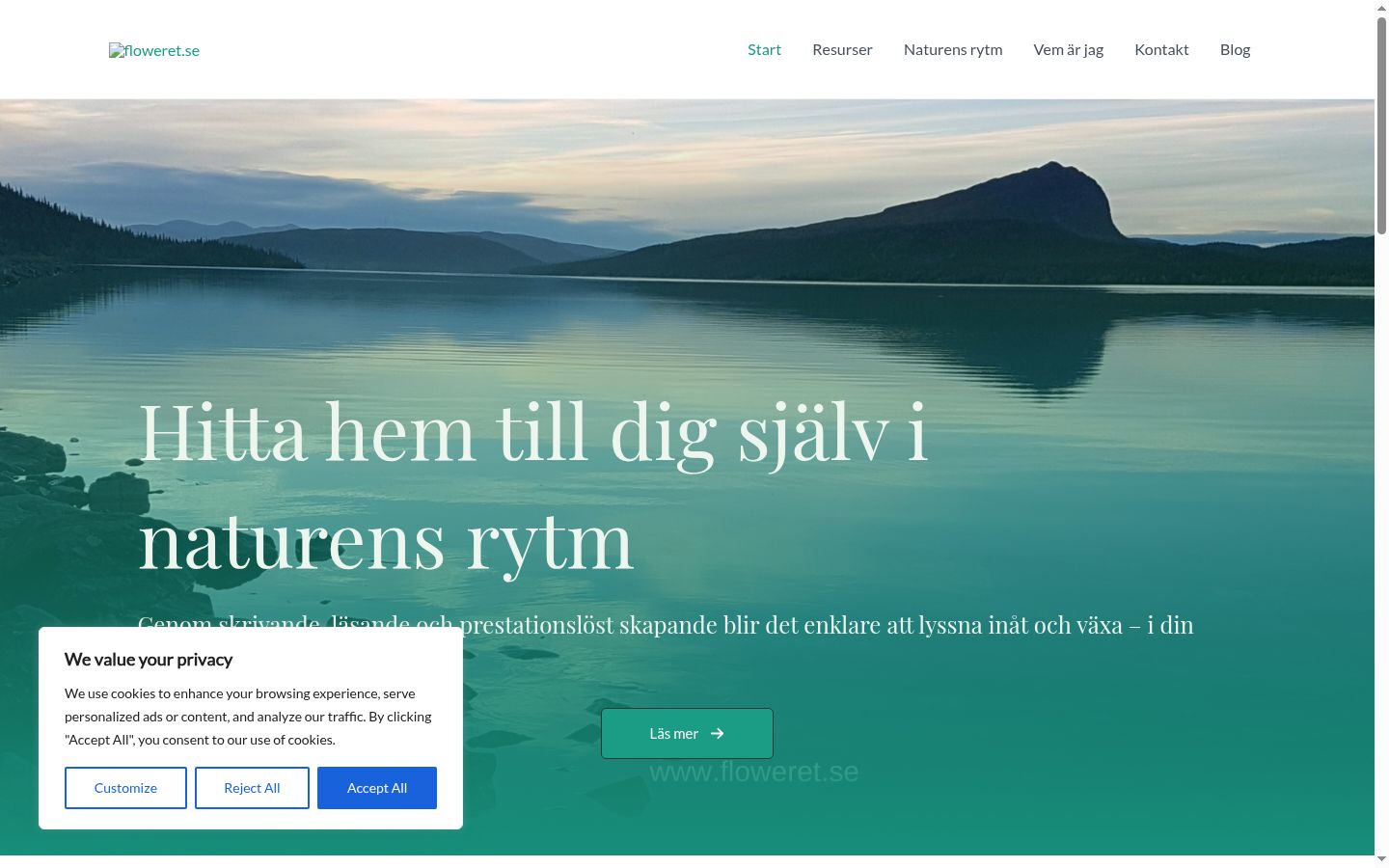 Screenshot tal-banner tal-kunsens muri qabel kwalunkwe interazzjoni