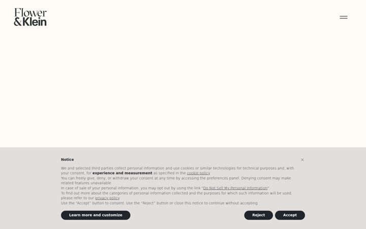 Screenshot of flowerklein.com