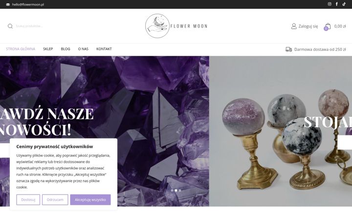 Screenshot of flowermoon.pl