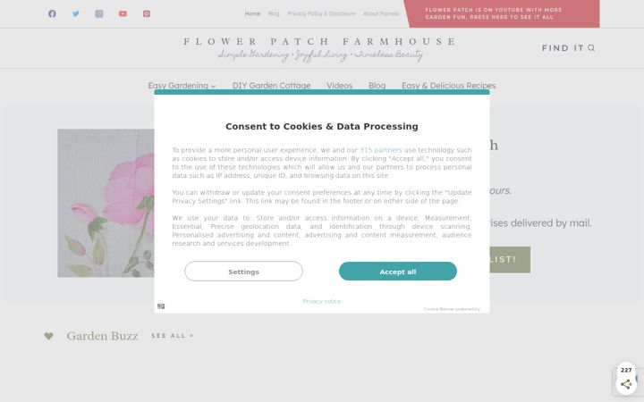 Screenshot of flowerpatchfarmhouse.com