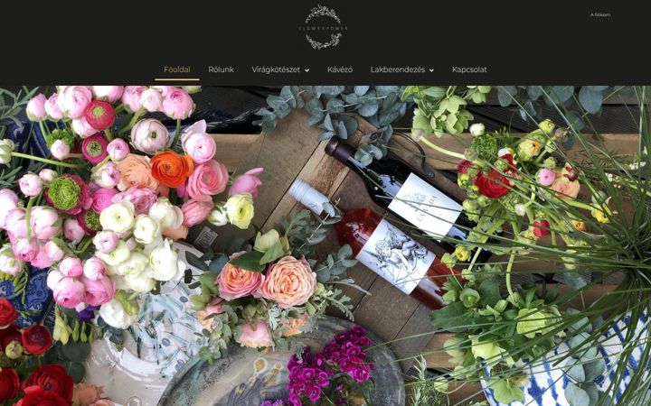 Screenshot of flowerpowerbudapest.hu