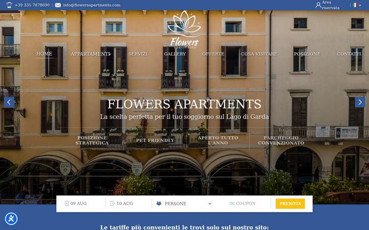 Screenshot of flowersapartments.com