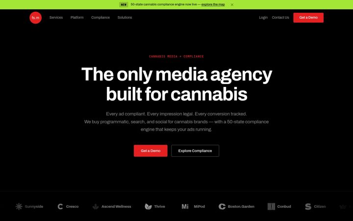 Screenshot of flowershop.media
