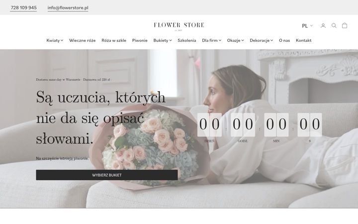 Screenshot of flowerstore.pl