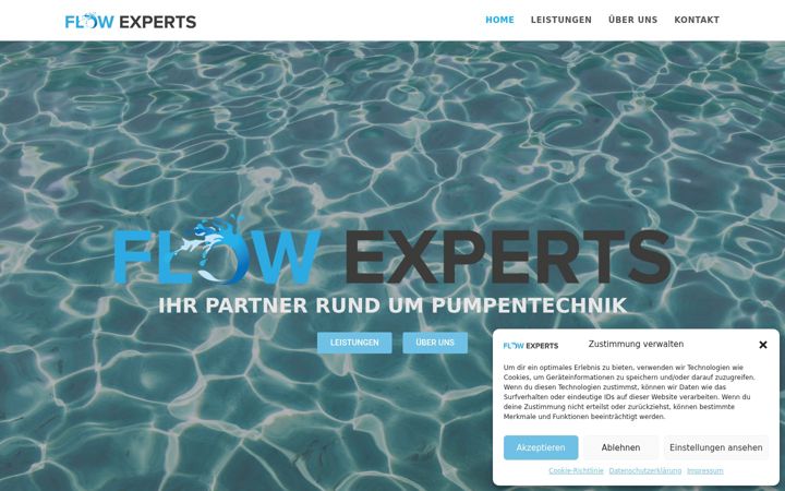 Screenshot of flowexperts.de