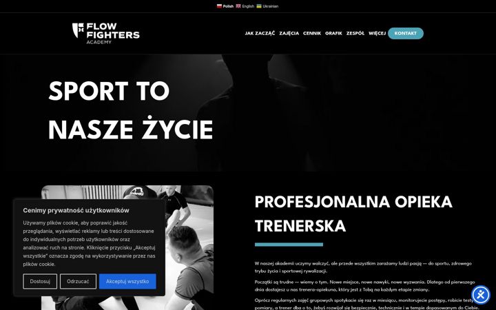 Screenshot of flowfighters.pl