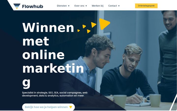 Screenshot of flowhub.nl