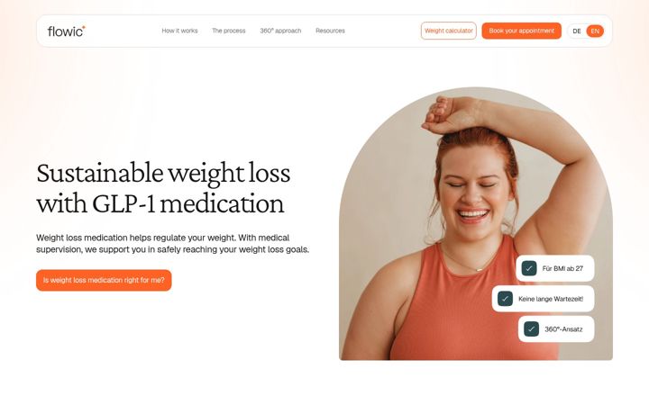 Screenshot of flowic.health