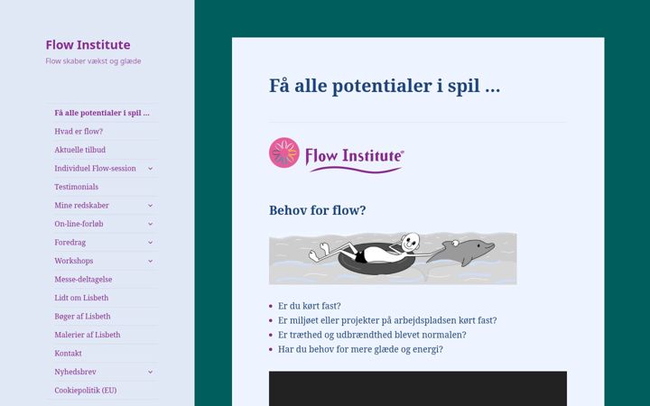 Screenshot of flowinstitute.dk