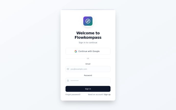 Screenshot ta' flowkompass.de