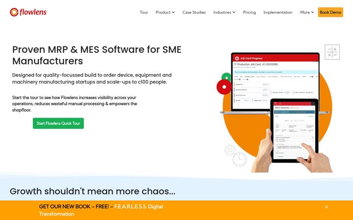 Screenshot of flowlens.com