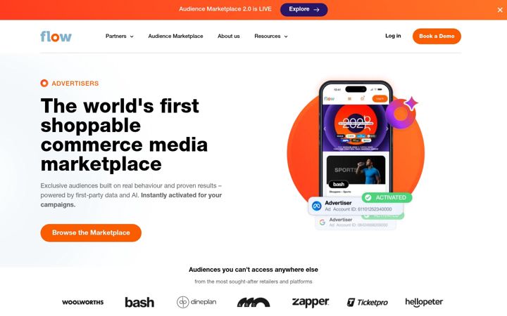 Screenshot of flowliving.com