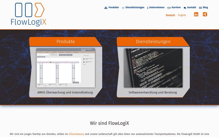 Screenshot of flowlogix.de