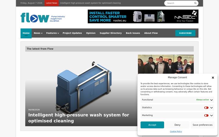 Screenshot of flowmag.co.uk