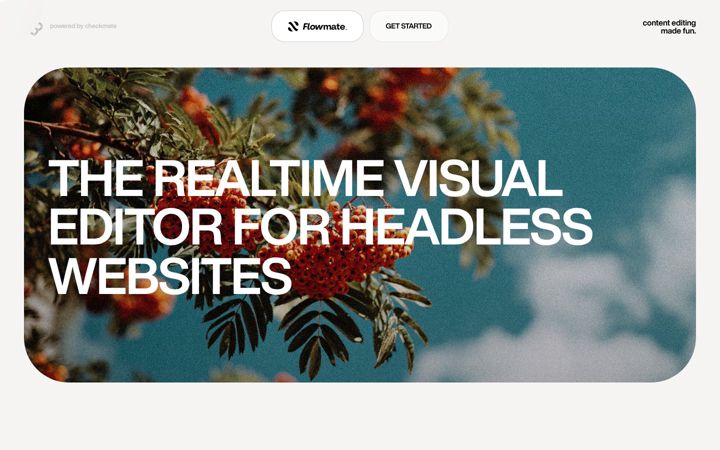 Screenshot of flowmate.dk