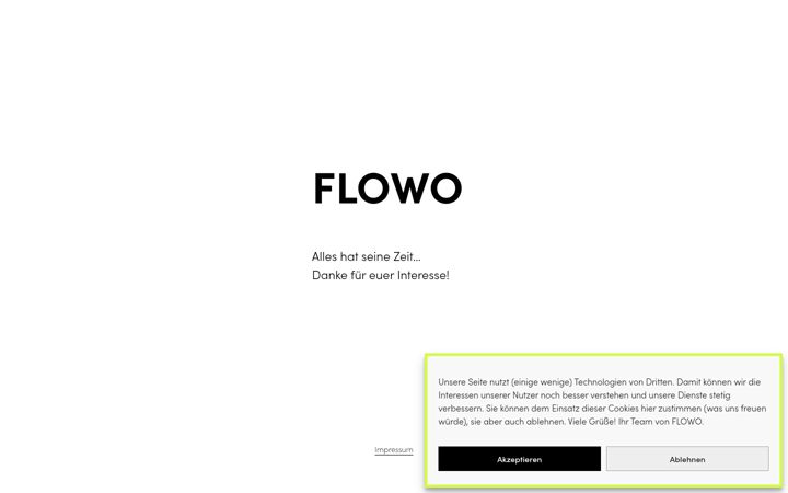 Screenshot of flowo.net
