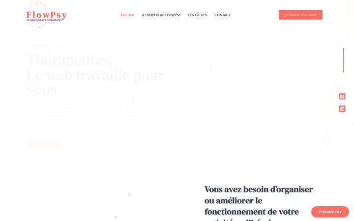 Screenshot of flowpsy.fr