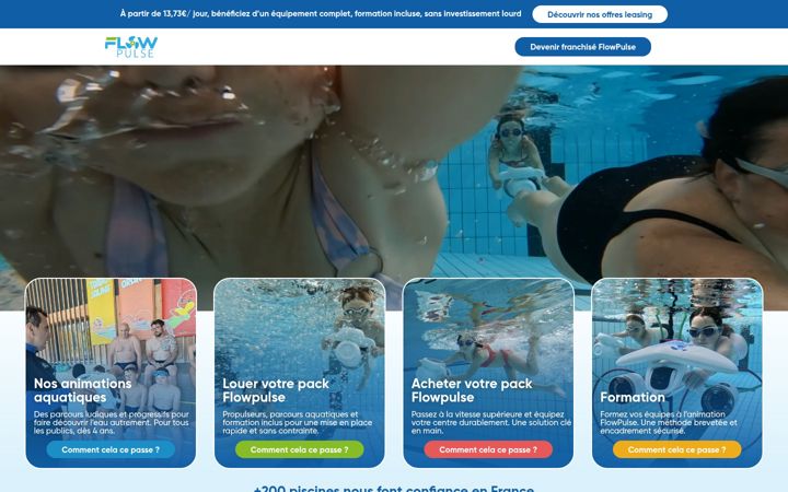 Screenshot of flowpulse.fr