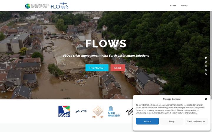 Képernyőkép: flows-project.be