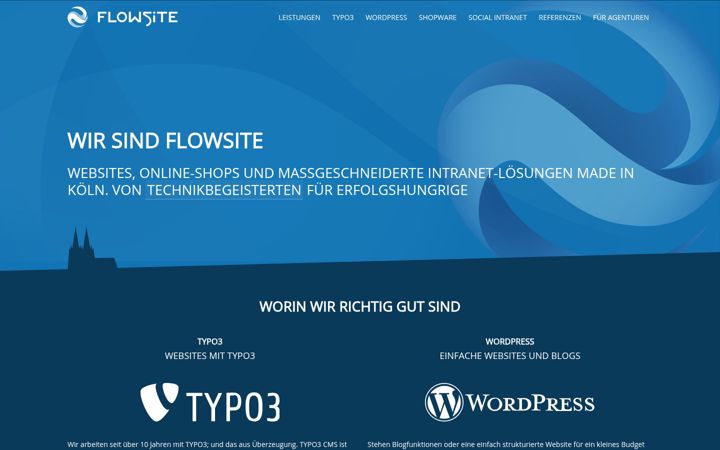 Screenshot of flowsite.de