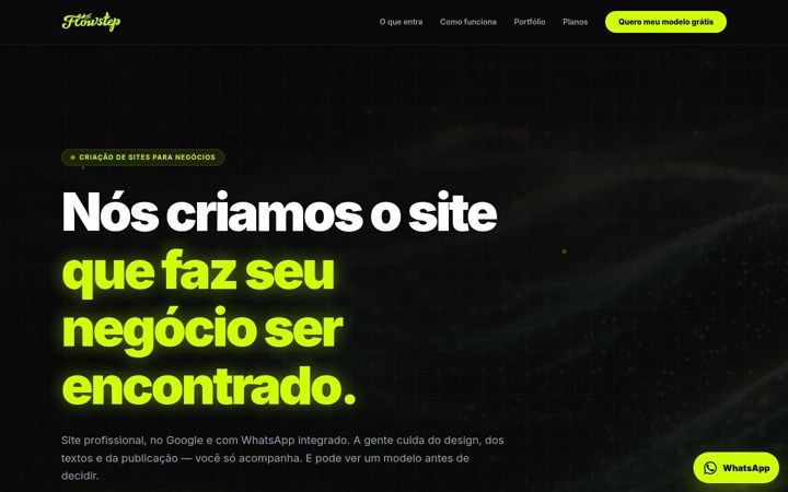 Screenshot of flowstep.com.br