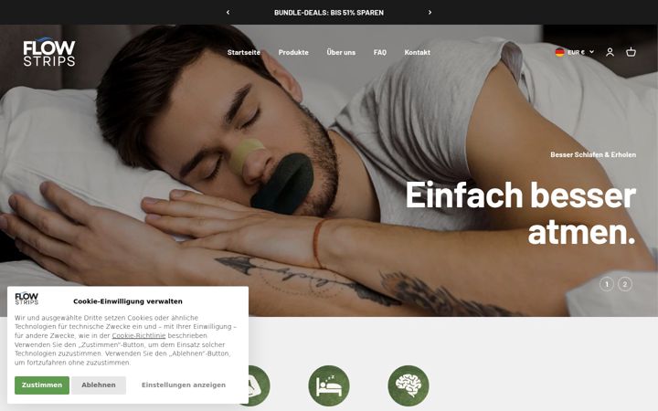 Screenshot ta' flowstrips.de