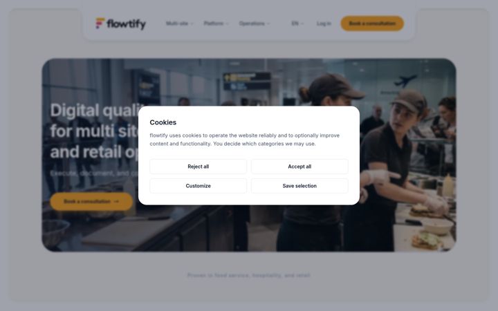 Screenshot of flowtify.de