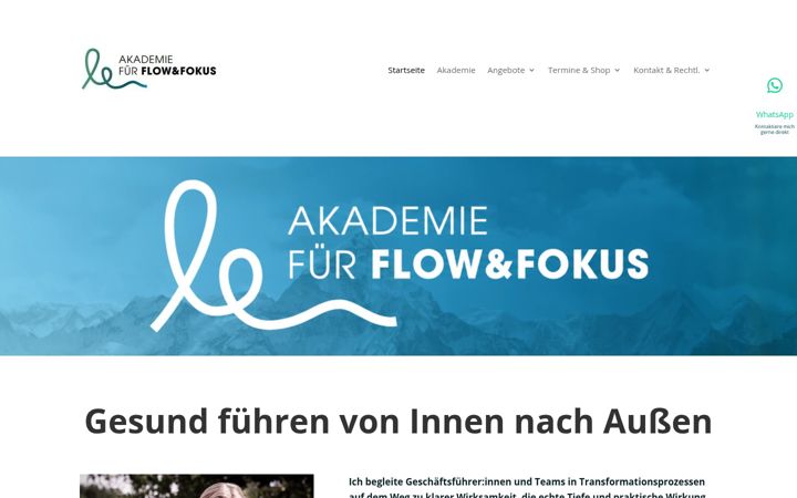 Screenshot ta' flowundfokus.de
