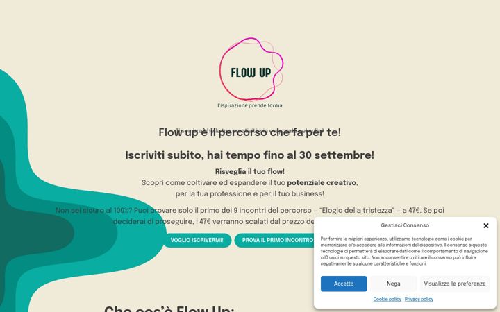 Screenshot of flowupacademy.it