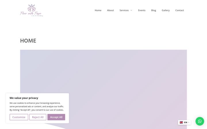 Screenshot of flowwithfaye.com