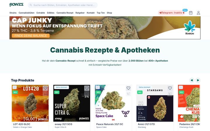 Screenshot of flowzz.com