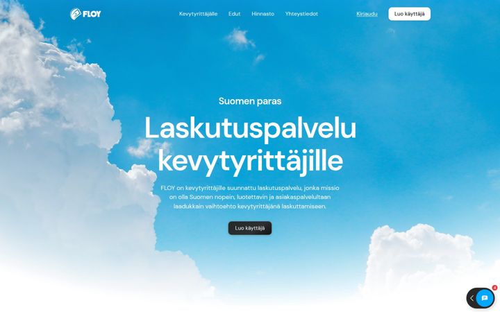 Screenshot of floy.fi