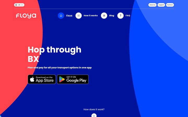Screenshot of floya.brussels