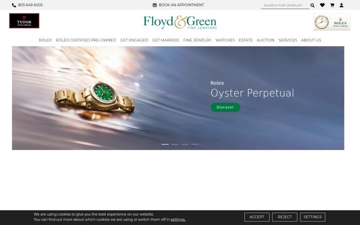 Screenshot of floydandgreen.com
