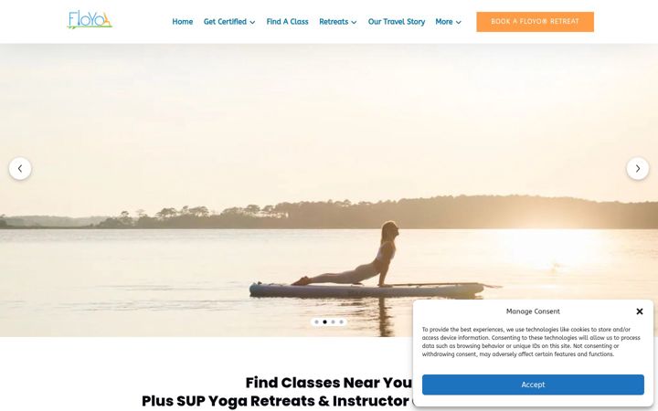 Screenshot of floyofit.com