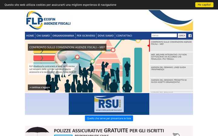 Ekrano kopija flpagenziemef.it