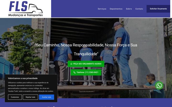 Екранна снимка на flsmudancas.com.br