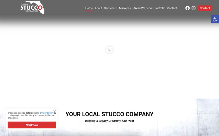 Screenshot of flstucco.com