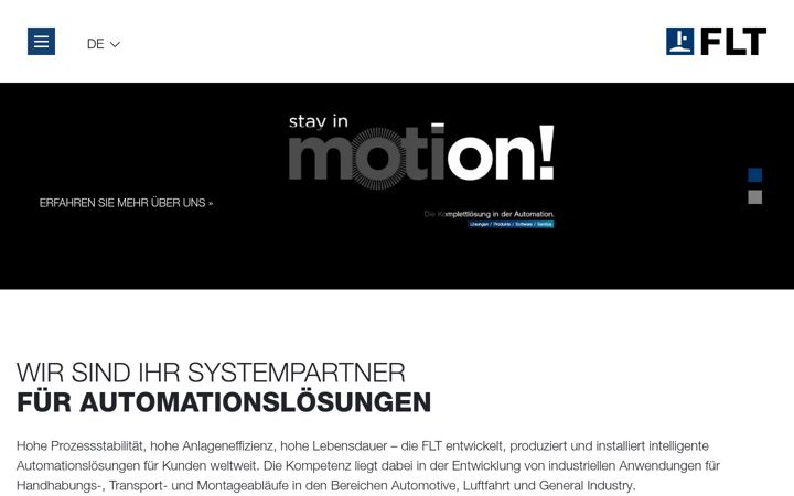 Screenshot of flt-automation.de
