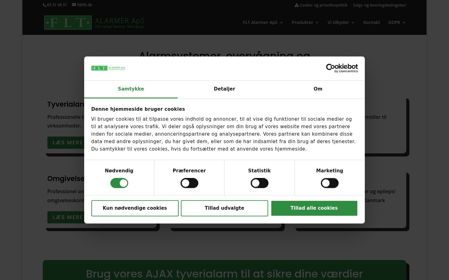 Capture d'écran de la bannière de consentement affichée avant toute interaction