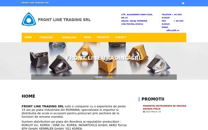 Screenshot of flt.ro