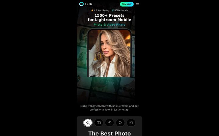 Screenshot of fltr.pro